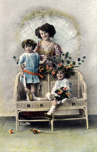 S�rie 1249 - Edi��o an�nima impressa na Alemanha - Dim. 13,7x8,7 cm - Col. Am�lcar Monge da Silva (cerca de 1910)