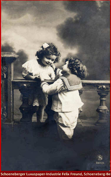 S�rie 3300/3 - Editor Shoeneberger Luxuspaper Industrie, Berlin - Dim. 13,5x8,6 cm - Col. Am�lcar Monge da Silva (cerca de 1910)