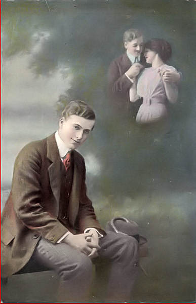 Serie 1144 - Edi��o alem� an�nima - Dim. 13,6x8,8  cm - Col. Am�lcar Monge da Silva (cerca de 1910)