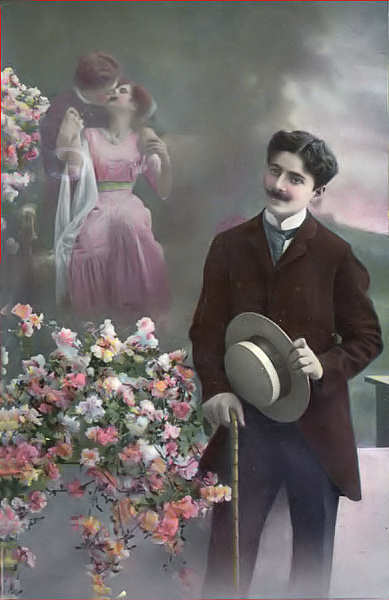 S�rie 1184 - Edi��o an�nima alem� - Dim. 13,5x8,7 cm - Col. Am�lcar Monge da Silva (cerca de 1910)