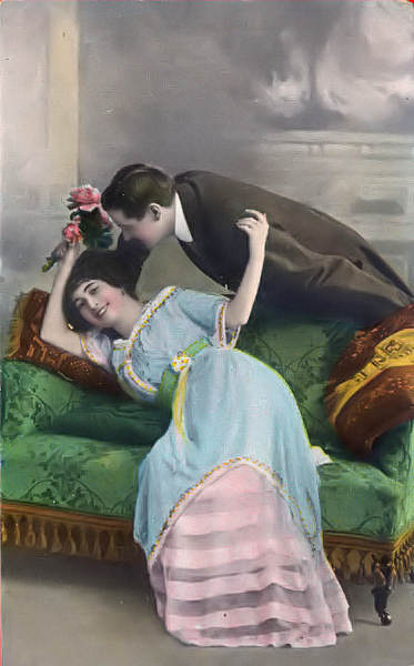 Serie 1272 - Edi��o an�nima impressa na Alemanha - Dim. 13,7x8,7 cm - Col. Am�lcar Monge da Silva (cerca de 1910)