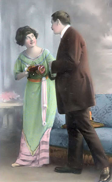 Serie 1272 - Edi��o an�nima impressa na Alemanha - Dim. 13,7x8,7 cm - Col. Am�lcar Monge da Silva (cerca de 1910)