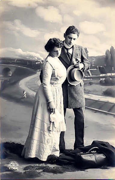 S�rie 4750/4 - Edi��o Regel & Krug, Alemanha - Dim. 13,5x8,5 cm - Col. Am�lcar Monge da Silva (cerca de 1910)