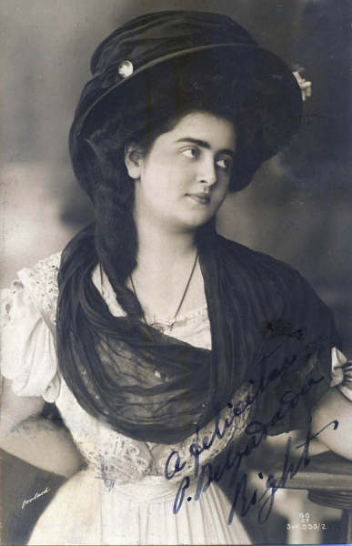 S�rie 553-2 - Edi��o George Gerlach & C�, Berlin - Circulado em 1907 - Dim. 13,5x8,6 cm - Col. Am�lcar Monge da Silva