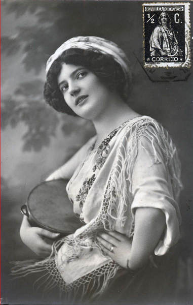 S�rie 5187-4 - Edi��o PH - Circulado em 1913 -Dim. 13,4x8,4 cm - Col. Am�lcar Monge da Silva