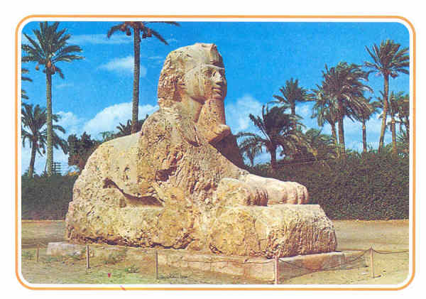 SN - Giz�, A Esfinge de Sakkara - Dim. 15,7x11,1 cm - Edi��o El Faraana Advertising & Printing - Col. Am�lcar Monge da Silva (2005)