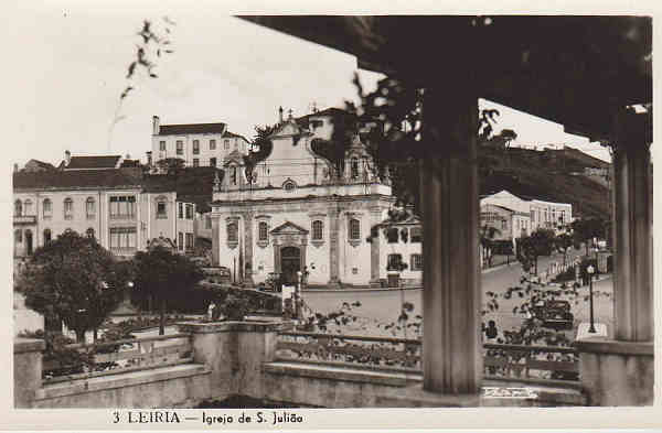 N� 03 - Leiria. Igreja de S. Juli�o - Col. Passaporte - Dim. 14x9 cm. - Col. Dulce Gabriel