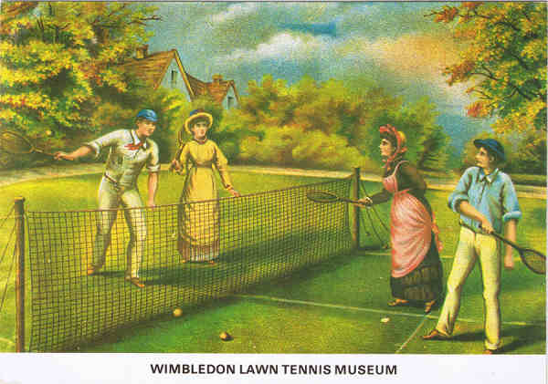 L6/SP.7030 - WIMBLEDON LAWN TENNIS MUSEUM - Ed. Published by Le-Roye Productions Ltd. Beckenham, Kent, England. World Copyright - SD - Dim. 14,9x10,5 cm - Col. Manuel B�ia (1986)