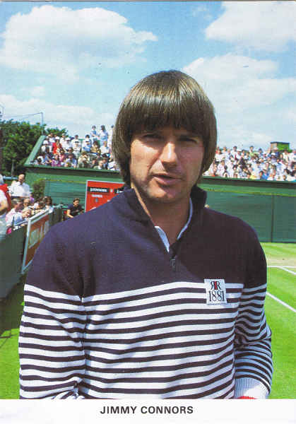 L6/SP.7753 - JIMMY CONNORS - Ed. WORLD COPYRIGHT MICHAEL COLE CAMERAWORK THE AVENUE BECKENHAM KENT PUBLISHED BY LE-ROYE PRODUCTIONS - SD - Dim. 10,5x14,8 cm - Col. Manuel B�ia (1986)