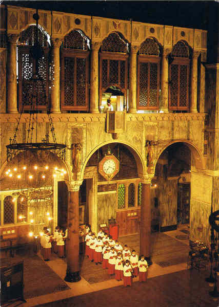 SN - LONDON  WESTMINSTER CATHEDRAL SAVE THE VOICE OF WESTMINSTER CATHEDRAL CONTACT: Appeal Secretary, Clergy House, 42 Francis St. SWIP1QW - SD Dim. 10,8x14,8 cm - Col. Manuel B�ia (1986).