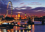 SV-368a - LONDON - London Eye & Houses of Parliament - Ed. KARDORAMA, P.O. BOX 85, POTTERS BAR, HERTS, EN6 5AD. Tel. 01707 271710. Printed in E.C. - SD - Dim. 17x12 cm - Col. F�tima Manuela B�ia (2011).