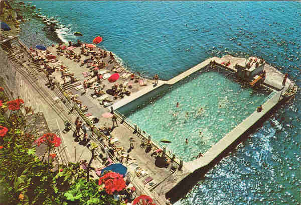 N.� 62 - FUNCHAL (Madeira)  Piscina do Savoy hotel - Ed. PERESTRELLOS-PHOTOGRAPHOS - SD - Dim. 14,8x10,3 cm Col. 