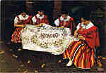 N.� MD 355 - MADEIRA Bordadeiras - Ed. Francisco Ribeiro - Rua Nova de S. Pedro, 27 telef. 23930 - SD - Dim. 14,9x10,4 cm - Col. Manuel e F�tima B�ia (1975).