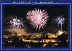N.� C 5205 - MIRANDELA - PORTUGAL Vista nocturna - Ed. LIVRARIA-PAPELARIA LUSITANA Telef.:278262595 - MIRANDELA Foto ROLLEIFOTO EDIC *telem 966394951-912011565 *edi�@netvisao.pt - SD - Dim. 14,8x10,4 cm - Col. - Manuel B�ia (2010).