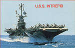 N� 171164 - USS Intrepid em foto 13SET1966 - Editor Nesters - Map &  Guide, New York (c. 1982)- Dim. ??,?x??,? cm - Col. Am�lcar Monge da Silva