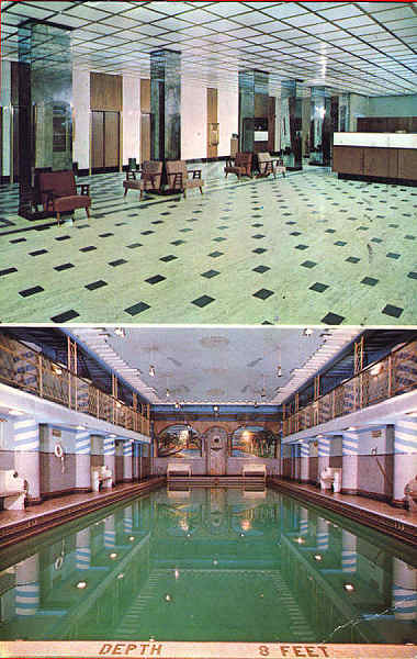 N� 71970 - Shelton Towers Hotel - Editor �Color Master Inc.�, New York - Circulado em 1960 - Dim. 14x8,9 cm - Col. A. Monge da Silva