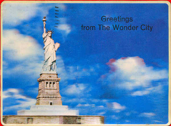 SN - The Statue of Liberty (4) in three-dimensional photo - Editor �Manhattan Post Card Pub.Co�, New York - Circulado em 1969 - Dim. 16,8x12,5 cm - Col. A. Monge da Silva