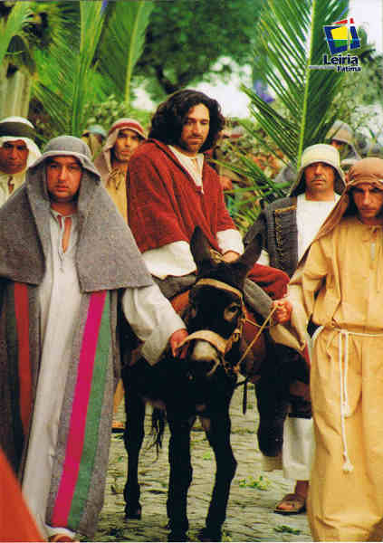 S/N -  Via Sacra ao Vivo. Castelo de Our�m. Sexta-Feira Santa - 15 Horas - Ed. RTL/F - 2002 - www.rt-leiriafatima.pt - Dim: 10,5x15 cm. - Col. Manuel B�ia (2009)