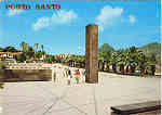 N� 547 - PORTO SANTO Vila - Padr�o das Descobertas - Ed. BERNARDINO V.G. CARV�O APARTAMENTOS PIORNAIS-BLOCO 9-3.�A - FUNCHAL LITO OF. ARTISTAS REUNIDOS-PORTO - SD - Dim. 14,9x10,5 cm - Col. Manuel B�ia (1988).