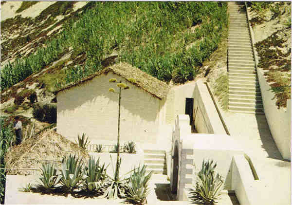 N� 704 - PORTO SANTO Fonte da Areia - Ed. BERNARDINO V.G. CARV�O APARTAMENTOS PIORNAIS-BLOCO 9-3.�A - FUNCHAL LITO OF. ARTISTAS REUNIDOS-PORTO - SD - Dim. 15x10,5 cm - Col. Manuel B�ia (1988).