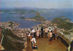 N� 34 - Vista do alto do Corcovado - Dim. 14,8x10,4 cm - Editora Mercator, S Paulo - Adquirido em 1974 - Col. A. Monge da Silva (1969)