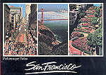 N� J6715 - San Francisco - Picturesque Vistas - Editor Smith Novelty Co, San Francisco - Dim. 14x9 cm - Col. Am�lcar Monge da Silva (- Adquirido em 1979)