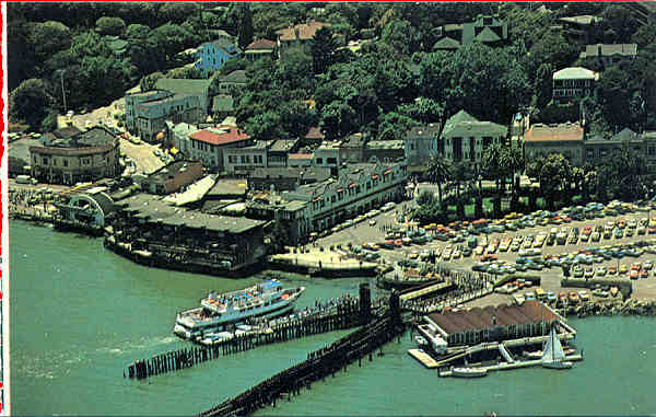 P30346 - San Francisco - Sausalito - Editor Smith Novelty Co, San Francisco - Dim. 14x9 cm - Col. Am�lcar Monge da Silva (- Adquirido em 1979)