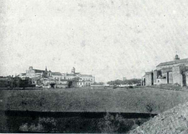 N� 2 - Santar�m. Semin�rio Patriarcal - Foto Joaquim Silva, 1862 - Ed. Assoc. Estudos e defesa do patrim�nio hist�rico-cultural de Santar�m - SD - Dim. 14,9x10,5cm - Col. M. Soares Lopes