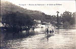 SN - SANTAREM. Ribeira de Santar�m. A cheia em Palh�es - Edi��o Luiz Filipe Baptista & Cia - Dim. 14,1x9,1 cm - Col. A. Monge da Silva (1930)