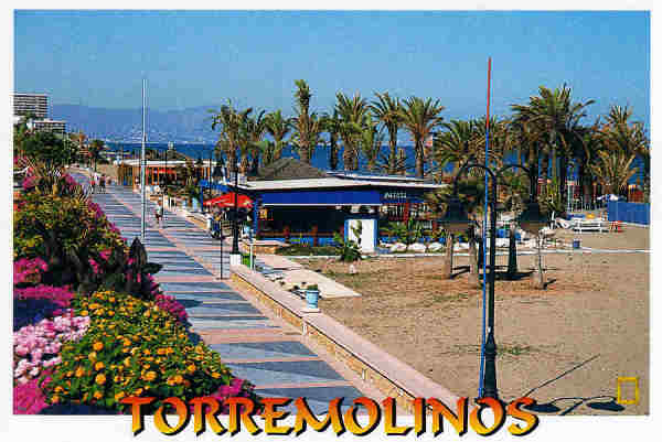 Ref 14 - Torremolinos - Costa del Sol. Paseo Mar�timo - Rd. L. Dominguez Foto Sergio Reyes - Dim.15x10,3 cm - Col. M�rio Silva