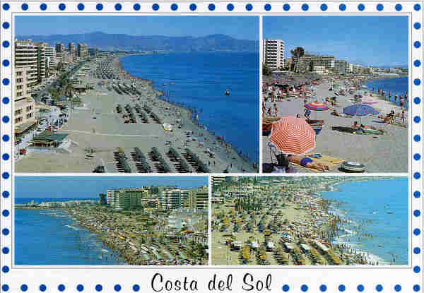 Ref 49 - Costa del Sol Prayas de Torremolinos - Ed. Almacenes Regalosol S.L. - Dim. 15x14,5 cm. - Col. M�rio Silva