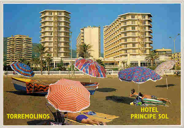 Ref 1021- Torremolinos Hotel Principe Sol - Ed. Comercial Regalosol A. S.L. - Dim.15x14,5 cm - Col. M�rio Silva