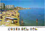 Ref. 3568-CSM - Costa del Sol Playa de la Carihuel - Ed. Ediciones A.M.  Foto Jos� Barea - Dim.15x10,5 cm - Col. M�rio Silva