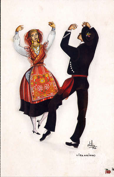 N� 1 - TAP - Vira do Minho - Edi��o TAP - Desenho de Ab�lio Mattos de Sousa - SD - Dim. 23x14,4 cm - Col. A. Monge da Silva (1996)