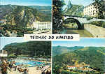 N�  521 - Termas do Vimeiro - Hotel das termas; Ponte e Cruz Alta; Piscina; Fonte dos Frades - Colec��o A. Passaporte LOTY - SD - Circulado em 1966 - Dim. 10,4x14,7cm. - Col. Miguel Soares Lopes