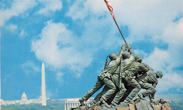 SN - U.S. Marine Corps War Memorial - Edi��o an�nima - Dim. 14x8,9 cm - Col. Am�lcar Monge da Silva (c. 1970)