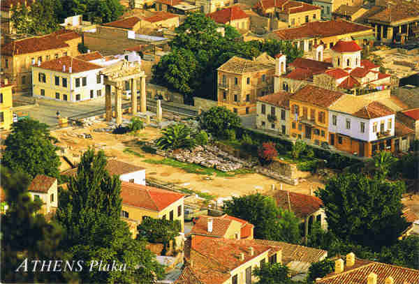 N.� 262 - GR�CIA ATENAS - Plaka - Ed. HAITALIS, 13, ASTROUS STR.,13121 ATENAS, TEL.:210 5766883 - SD - Dim. 16,1x11 cm - Col. F�tima B�ia (2007)