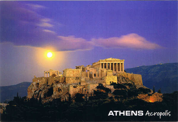 B 450 - GR�CIA ATENAS - Acr�pole - Ed. HAITALIS,13, ASTROUS STR.,13121 ATENAS, TEL.:210 5766883 - SD - Dim. 16,1x11 cm - Col. F�tima B�ia (2007)