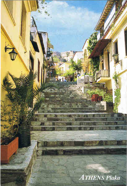 K 5535 - GR�CIA ATENAS * PLAKA - ADAM EDITIONS,32, EPIROU STR., 15231 K. HALLANDRI, ATENAS-GR�CIA. TEL.: +30 210 6778440-1, FAX: +30 210 6774663, www.adam-editions.gr - SD - Dim. 11x16,1 cm - Col. F�tima B�ia (2007)