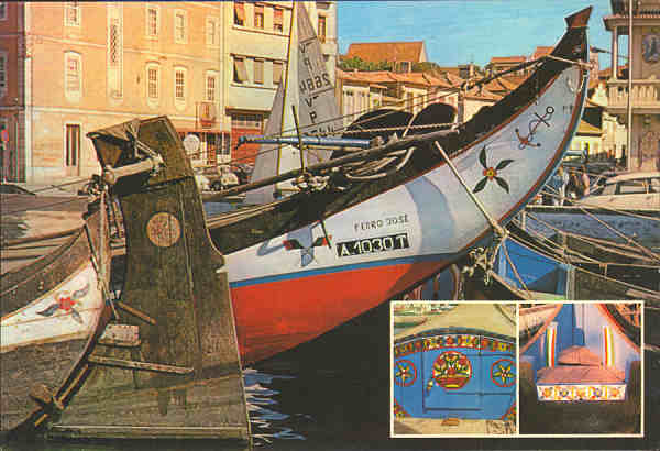 Serie 81- N� 19 - Aveiro Portugal. Pinturas do barco mercantel - Ed Comissao Municipal de Turismo de Aveiro - SD - Dim. 102x150 mm - Col. Enio Semedo