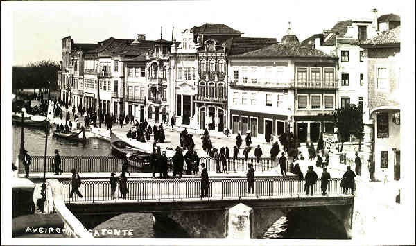 SN - Aveiro. Ponte - Reprod. fotogr�fica de postal antigo - Ed. an�nima - SD - 86x145 mm - Col. �nio Semedo