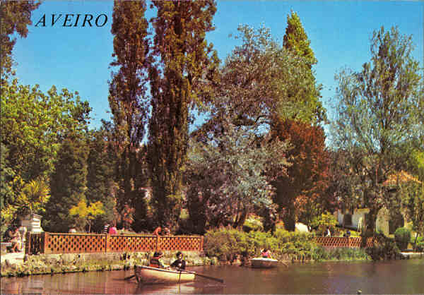 N� 544 - Aveiro. Portugal - Aspecto do lago - Ed. �ncora, Rua da Quintinha, 70-B. Tel. 670192... - 1200, Lisboa - SD - 103x148 mm - Col. �nio Semedo