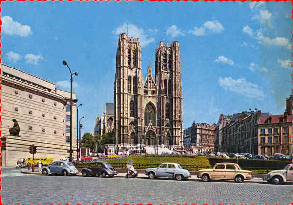  N� 71 - Catedral de St Michel - Edi��o JC - Dim. 14,7x10,4 cm - Col. A. Monge da Silva (c. 1968)
