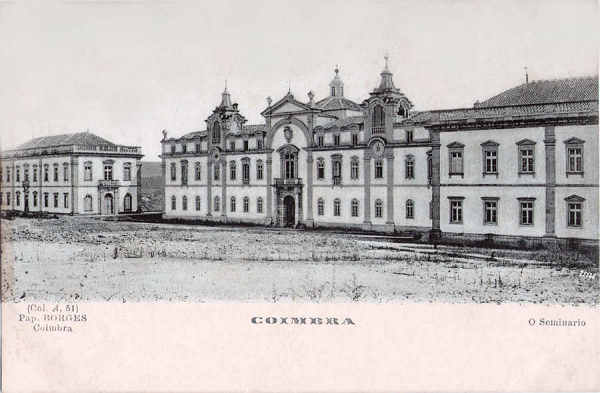 Col. A, 51 - O Semin�rio - Pap. Borges, Coimbra - Dim. 138x90 mm - Col. A. Monge da Silva (cerca de 1905)