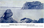 SN - FERRAGUDO. Praia Grande e Forte - Edi��o Jacintho Rosa Aguiar, Ferragudo - Clich� de J. Bernardo - Dim. 14x9 cm - Col. Am�lcar Monge da Silva (cerca de 1920)
