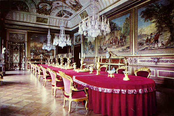 N� 833 - Lisboa.(Portugal). Pal�cio Nacional da Ajuda. Sala da Tape�aria Espanhola - Colec��o Passaporte (LOTY) - SD - Dim. 104x150 mm - Col. Gra�a Maia