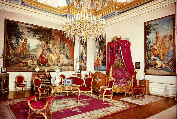 N� 835 - Lisboa. (Portugal). Pal�cio Nacional da Ajuda. Quarto de D. Luiz - Colec��o Passaporte (LOTY) - SD - Dim. 104x150 mm - Col. Gra�a Maia