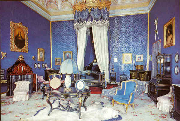 N� 838 - Lisboa. (Portugal). Pal�cio Nacional da Ajuda. Quarto da Rainha D. Maria Pia - Colec��o Passaporte (LOTY) - SD - Dim. 104x150 mm - Col. Gra�a Maia