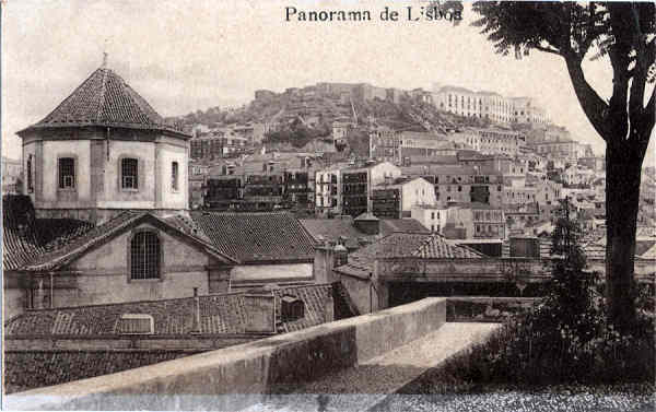 S/N - Panorama de Lisboa - Edi��o da Sec��o de Postais dos Grande Armaz�ns do Chiado, Lisboa - Dim. 138x88 mm - Col. A. Monge da Silva (cerca de 1910)