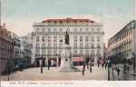 N� 1024 - Pra�a de Luis de Cam�es - Edi��o B.P. - Dim. 139x89 mm - Col. A. Monge da Silva (cerca de 1905)